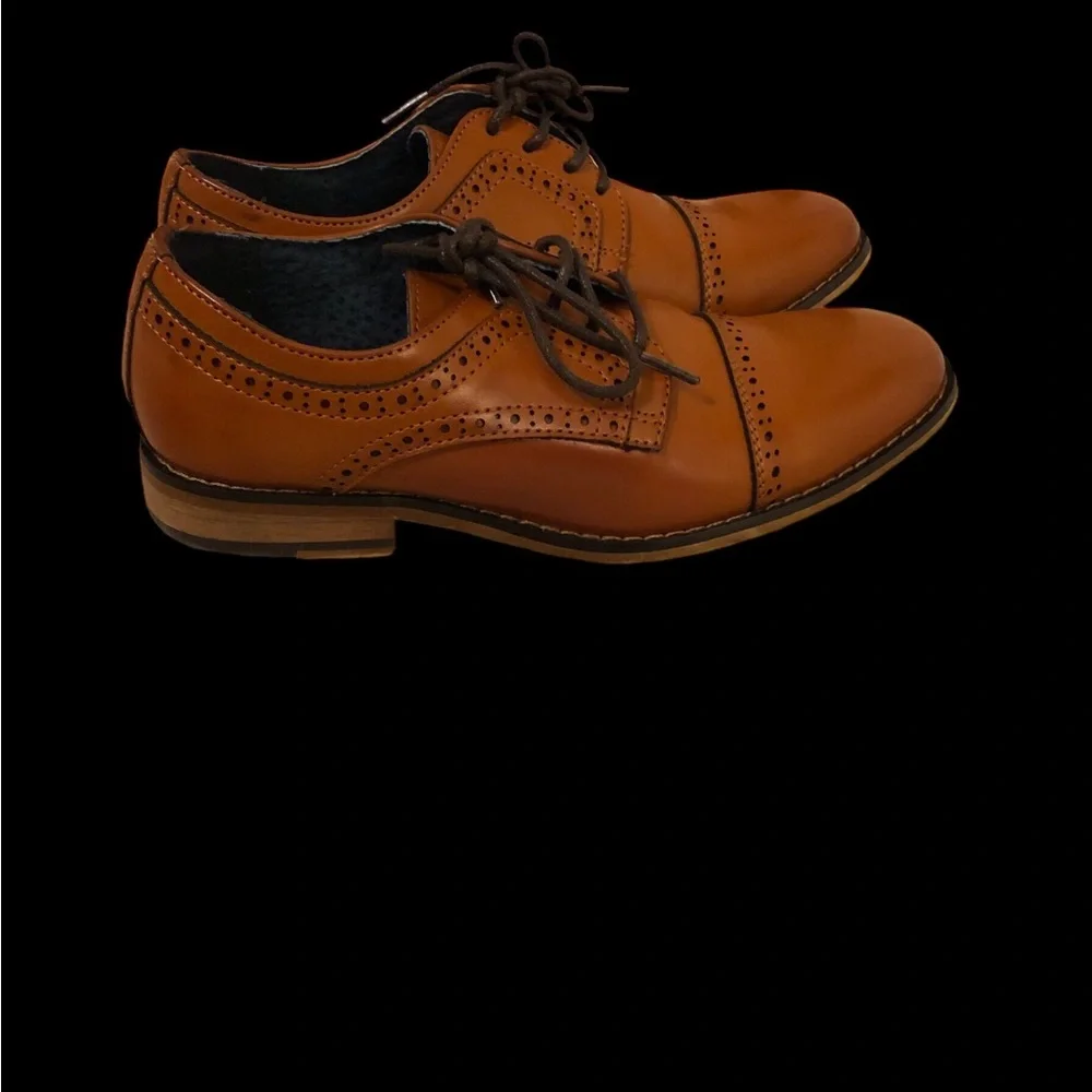 Bruno Marc Boy's Prince-K1‎ Classic Oxfords Dress Shoe Size 2, Brown